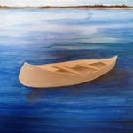 Canoe on Blue